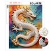 Pearl Art Painting Home Wall Decor Chinese Dragon Pearl Gemstone Painting Picture Crafts Adult/Beginner Gift Creative Home Decor Unframed