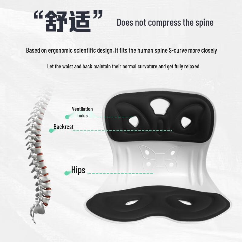 Miling Lumbar Support Office Seat Cushion