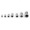 93pcs Threaded Insert 1 Box M3, M4, M5, M6, M8, M10 304 Stainless Steel Blind Rivet Nut Set