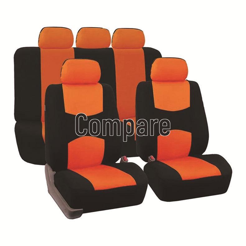 Universal Elastic Car Seat Cover, 9-Piece Set - All-Season Style