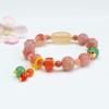 2026 Ximang 2026an Agate Pumpkin Beads Bracelet Candy Jewelry Factory Live Delivery S2041413