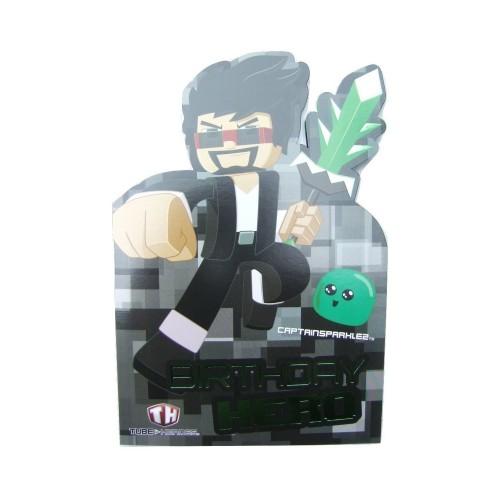 Tube Heroes 2 Captain Sparkle Birthday Greetings Card One Size noir