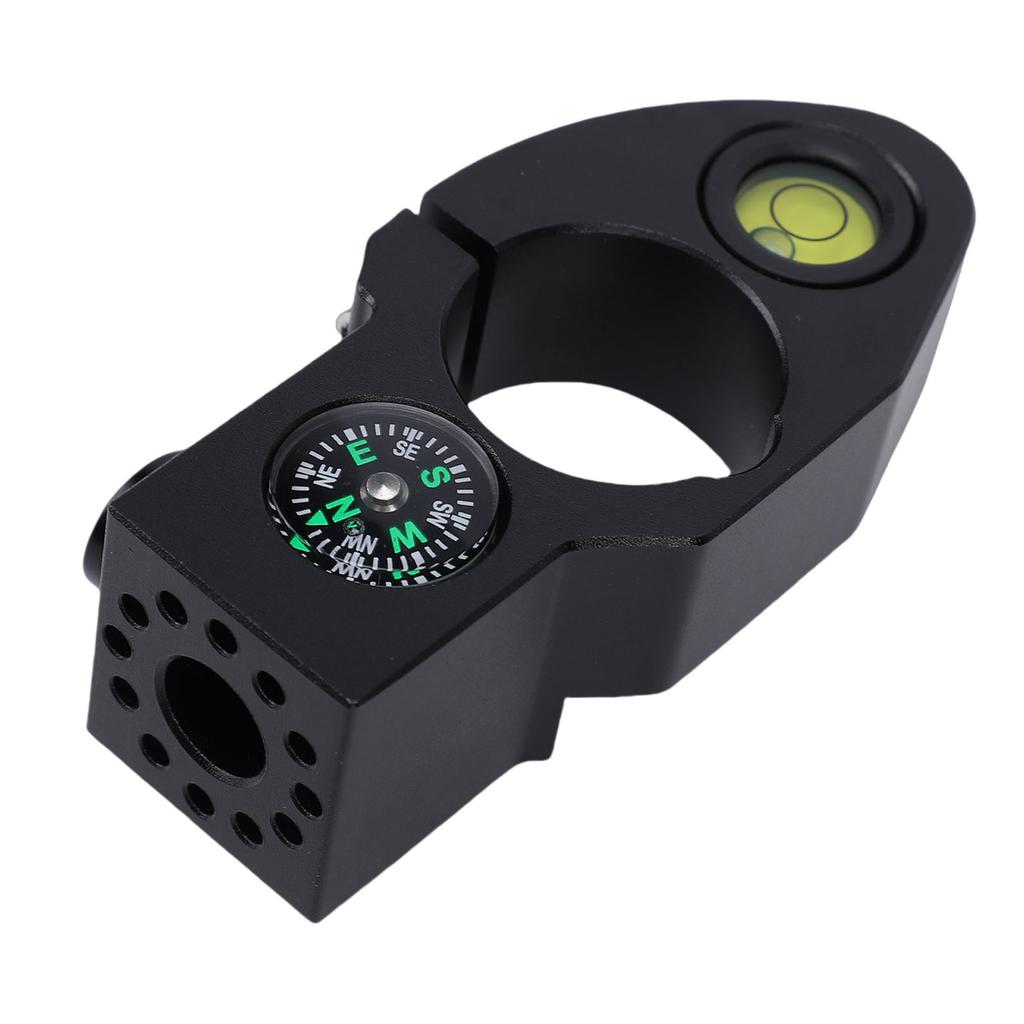 Tower Ruler Bubble Level Integrated for Centering Rod Horizontal with Compass for 32mm Diameter Pole Portable Measuring Instrument