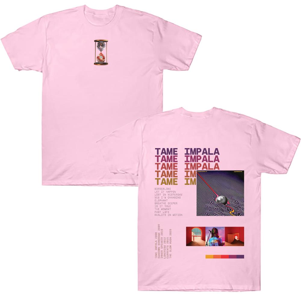 Tame Impala T-shirts Vintage Tame Impala Currents Graphic Tee Unisex Trendy Cotton T Shirts Summer New Design Gift for Fans Tees
