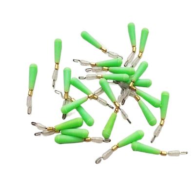 20pcs Silicone Fishing Floats Seat Swivel Sub-Line Clamp Connector Fishing Bobber Float  Fishhook