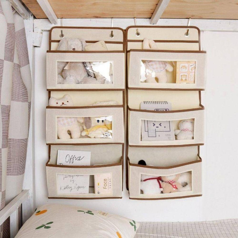 Non-woven Fabric Organizer Shelf 1/2/3 Layers Wall Door Storage  For Bedroom, Cosmetics, Toys