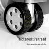 Thickened Silicone Protective Suitcase Cover with Wear-Resistant Wheels and Anti-Dirty Shield