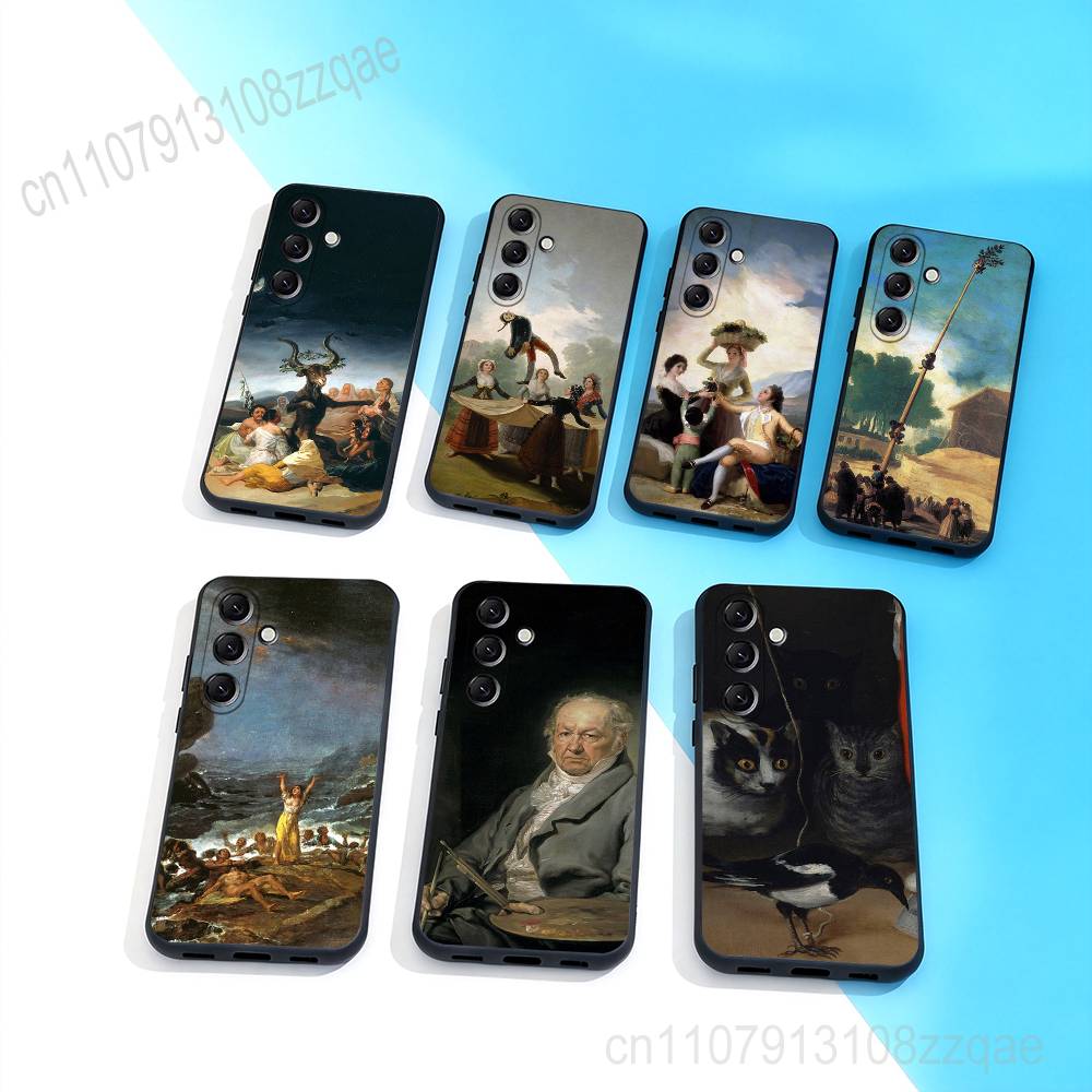 Spain F-Francisco Goya Art Phone Case For Samsung Galaxy A 73,72,51,53,52,71,22,5G,Note,J7,8,9 Soft Black Cover