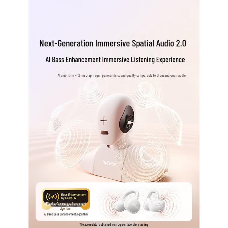 UGREEN S3Pro Ear-Clip Bluetooth Headset
