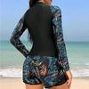 Summer Swimsuits Closed Tankini Sets Female Swimwear Sports Beach Wear Two-Piece Bathing Suits Pool Women's Swimming Suit 2025