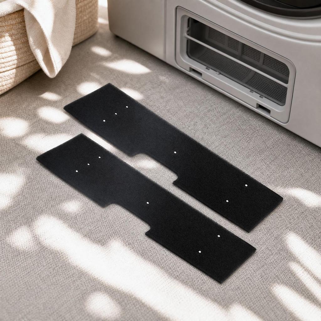 2 Pieces GE Washer-Dryer Debris Screen Filter Washable Washer Dryer Combo