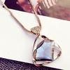 Geometry Pendant Necklace Sweater Long Chain Necklace Jewelry