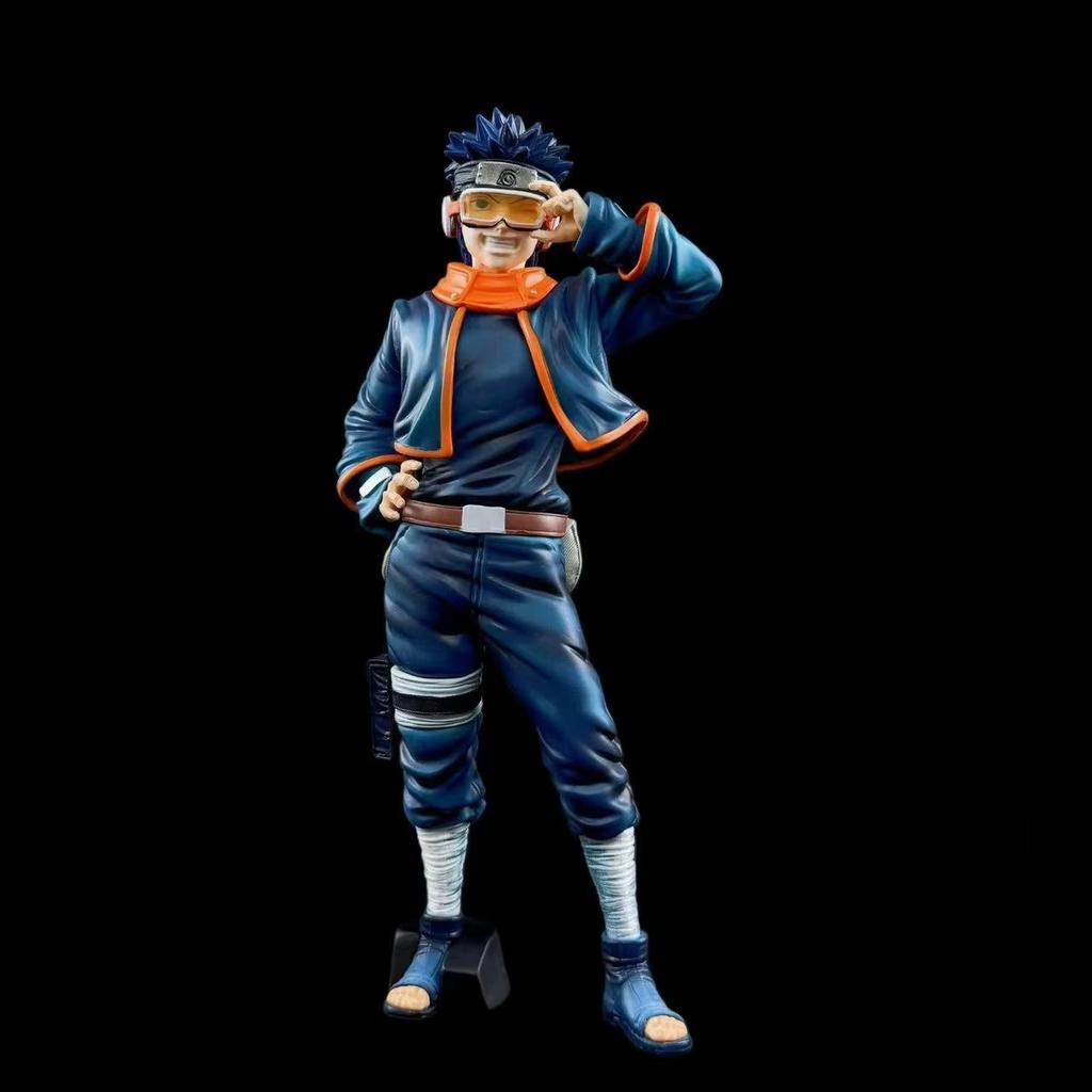 Cartoon Uchiha Obito Action Figure Hand-Made Desktop Ornaments Childhood Memory Desk Statue for Anime Fans Collectible Toy