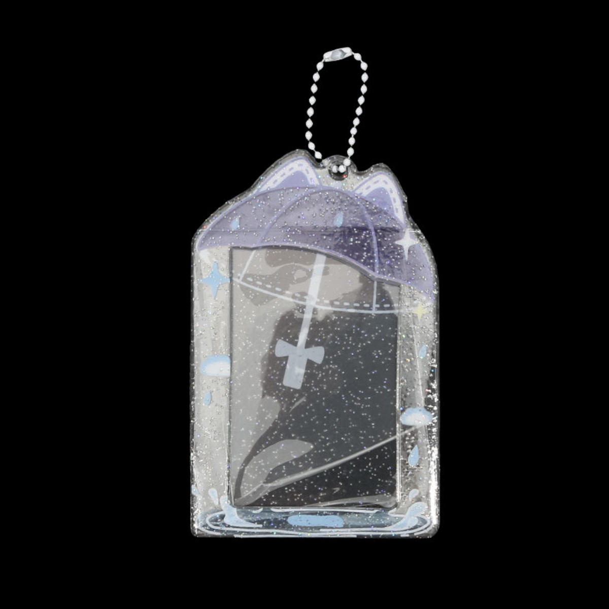 

Креативный зонтик ПВХ держатель для фотокарточек фоторамка для айдолов милый сладкий держатель для карточек настольный декор карман для карточек фиолетовый