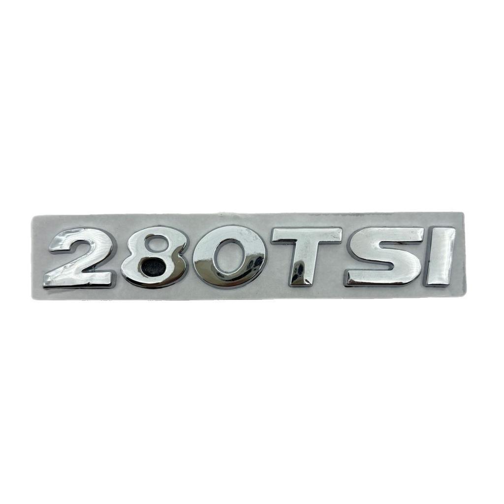 2pcs Car Styling Metal 230TSI 280TSI 330TSI 380TSI Car Tail Trunk Emblem Side Sticker for Car Accessory