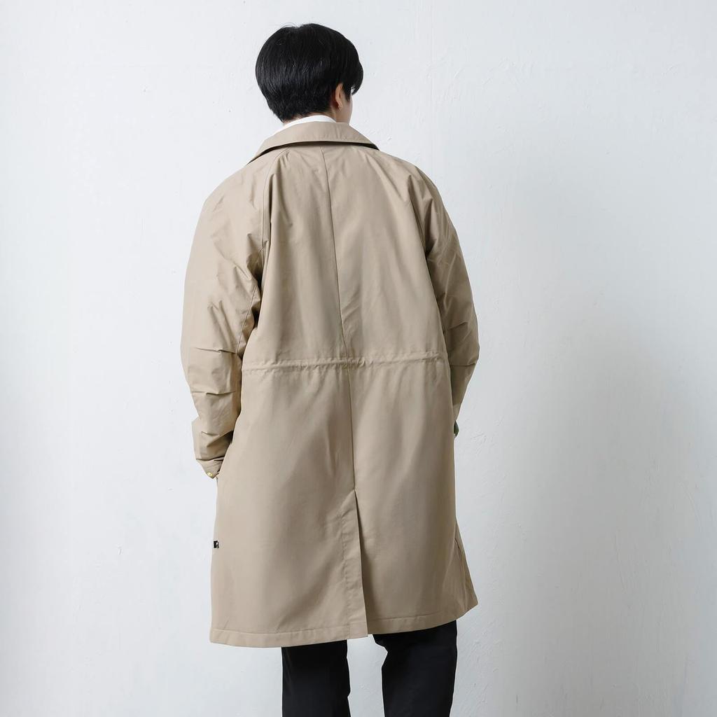 Ametohare Warm Trench Coat AH-1017 Men's (Black, M)