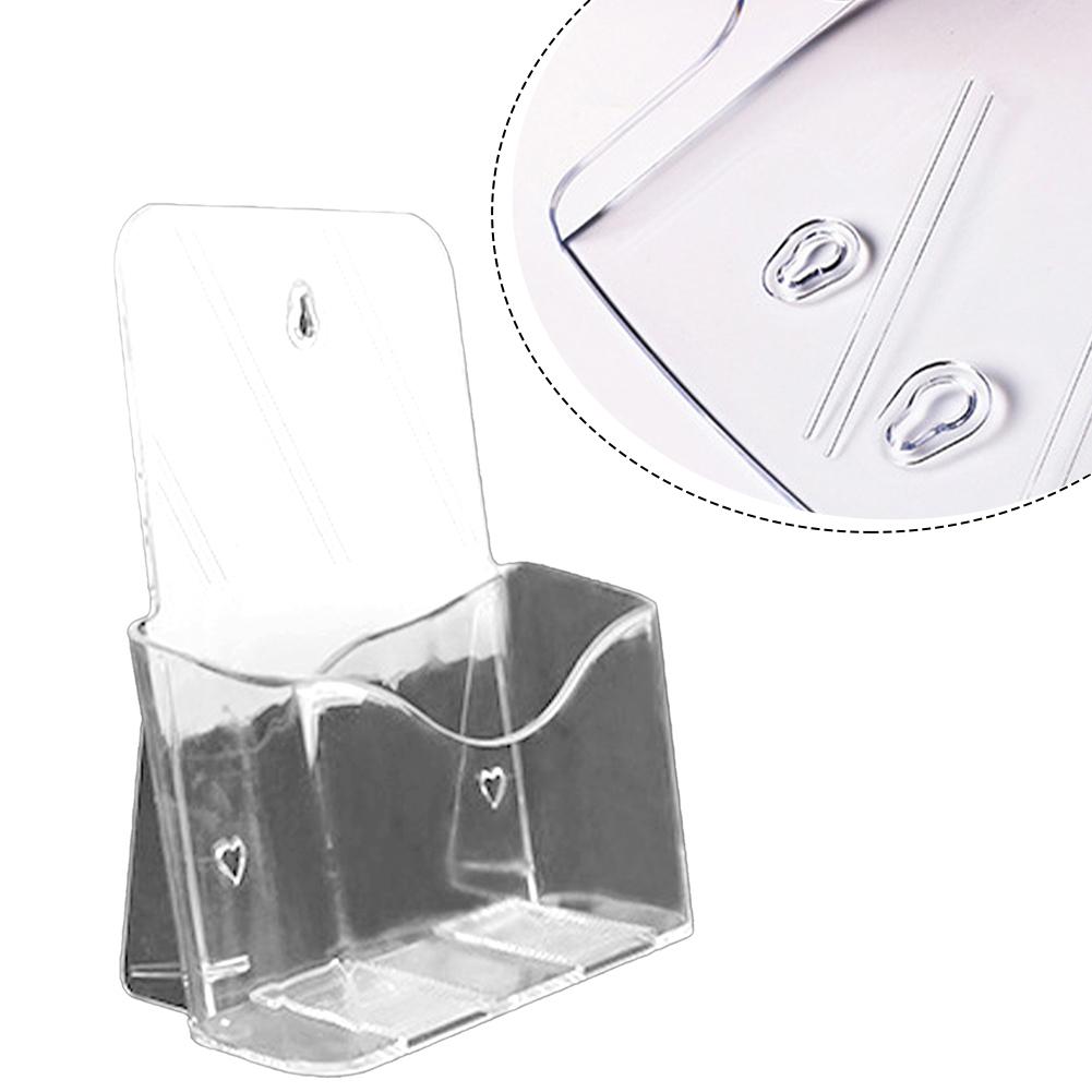 High Quality Acrylic Brochure Holder Clear Display Stand Non Slip Slot Number Of Pieces Pcs Widened Base X Inches