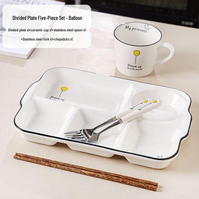 Ceramic Portion Control Plate