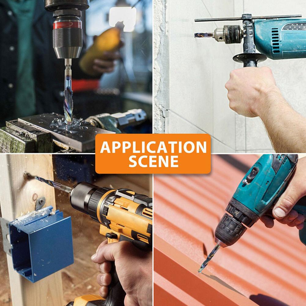 100% zbrusu nová vrtačka na závitníky pro elektrické nářadí s kompozitní šestihrannou stopkou HSS