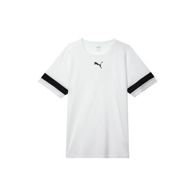 Kontrastfarbe Sport Laufen Training Bequem Atmungsaktiv Lässig Rundhals Kurzarm T-Shirt Herren Oberteile Weiß 704932-04