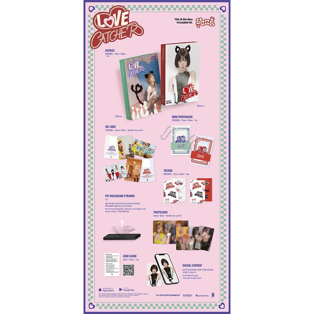 YENA 5th Mini Album [LOVE CATCHER] (POCAALBUM Ver.)