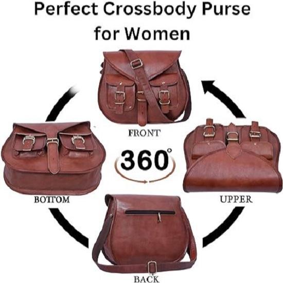 13-дюймовые женские сумки через плечо из натуральной кожи — фото 6