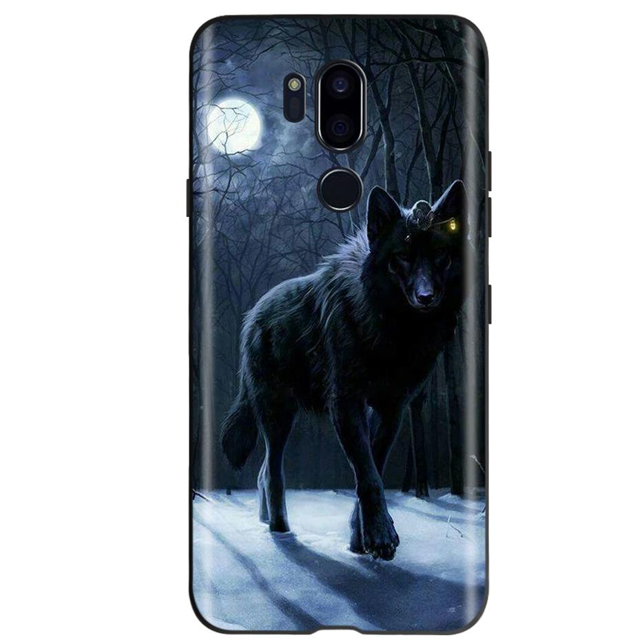 For LG G7 ThinQ Case G710 LM-G710 Cute Cat Butterfly Shockproof Soft Silicone Phone Case For LG G7 ThinQ Back Cover 6.53'' Coque