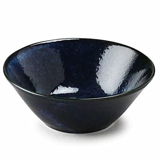 Aito Seisakusho Natural Color Bowl Approximately 380ml Navy Mino Ware Dishwasher Microwave Safe Made Japan 517020