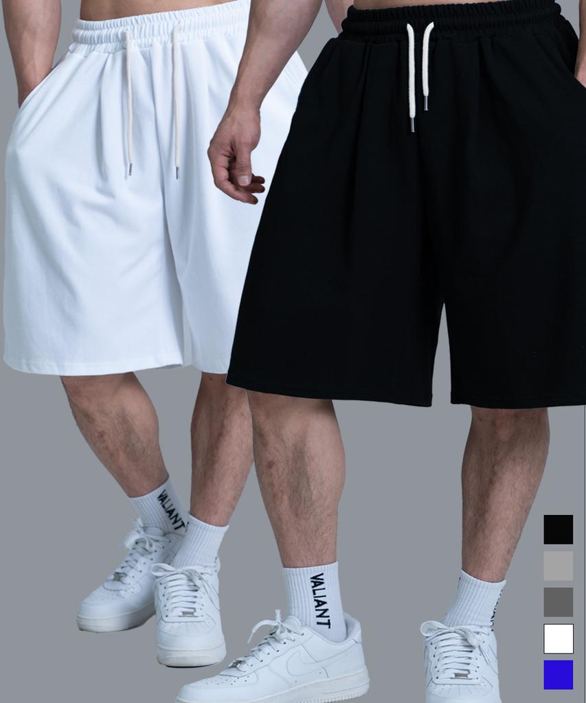 Ballianteu 2-Pack Wide Knee-Length Bermuda Shorts