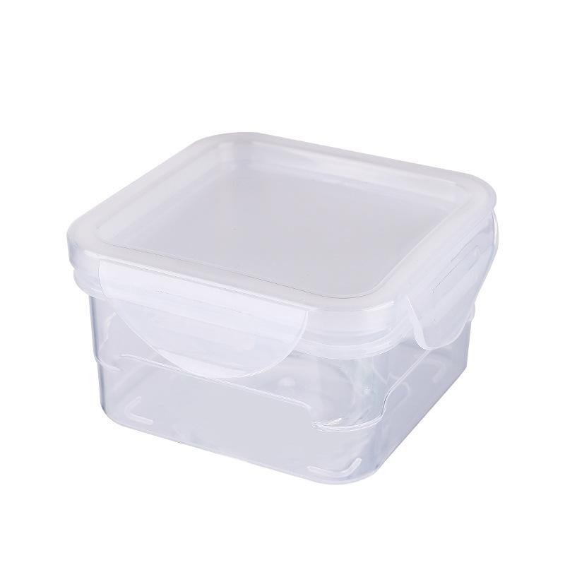 

Пластиковый контейнер для хранения продуктов Прозрачный органайзер 350 мл Контейнер для хранения пленки Хранение продуктов для сохранения свежести для кухни Овощи Фрукты