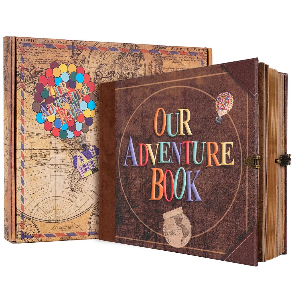 Our Adventure Book 146 Page DIY Handmade Photo Album Scrapbook Retro Kraft Album Anniversary Wedding Memory Christmas Gifts