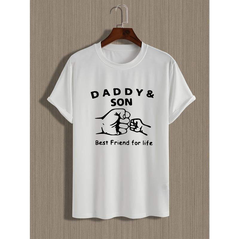 Tamanho Europeu Camiseta Masculina de Verão com Estampa Manga Curta Top