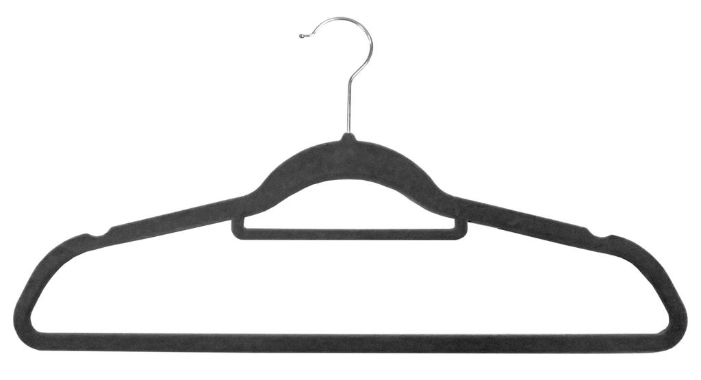 Velvet Maxi hanger, set of 50, graphite