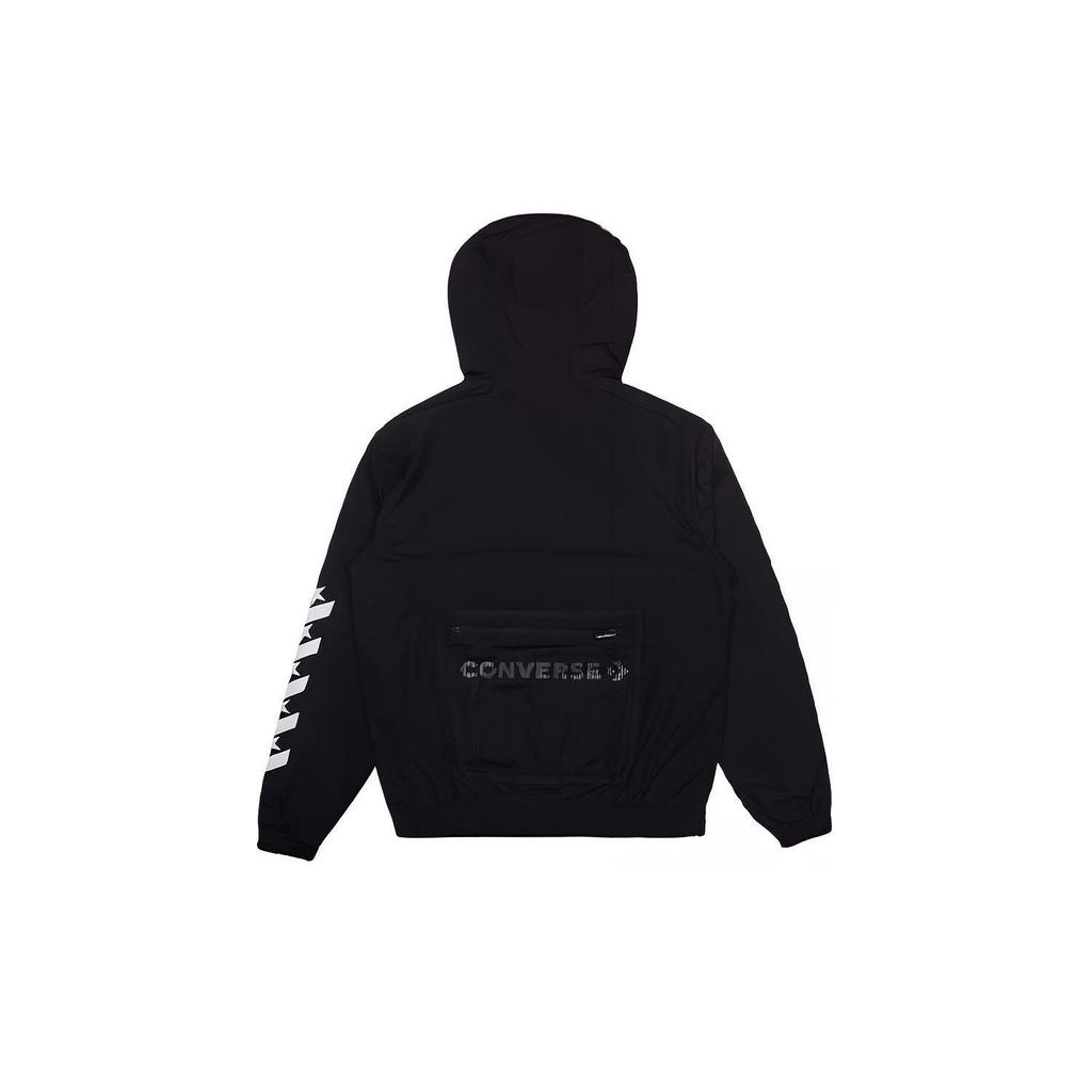 Converse Jackets Men's Black Hooded Moderate Other 10017080-A03