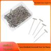 T-shaped Pins for Wig Fixing & Hair Extension Molding - Multiple Specifications, Electroplated.