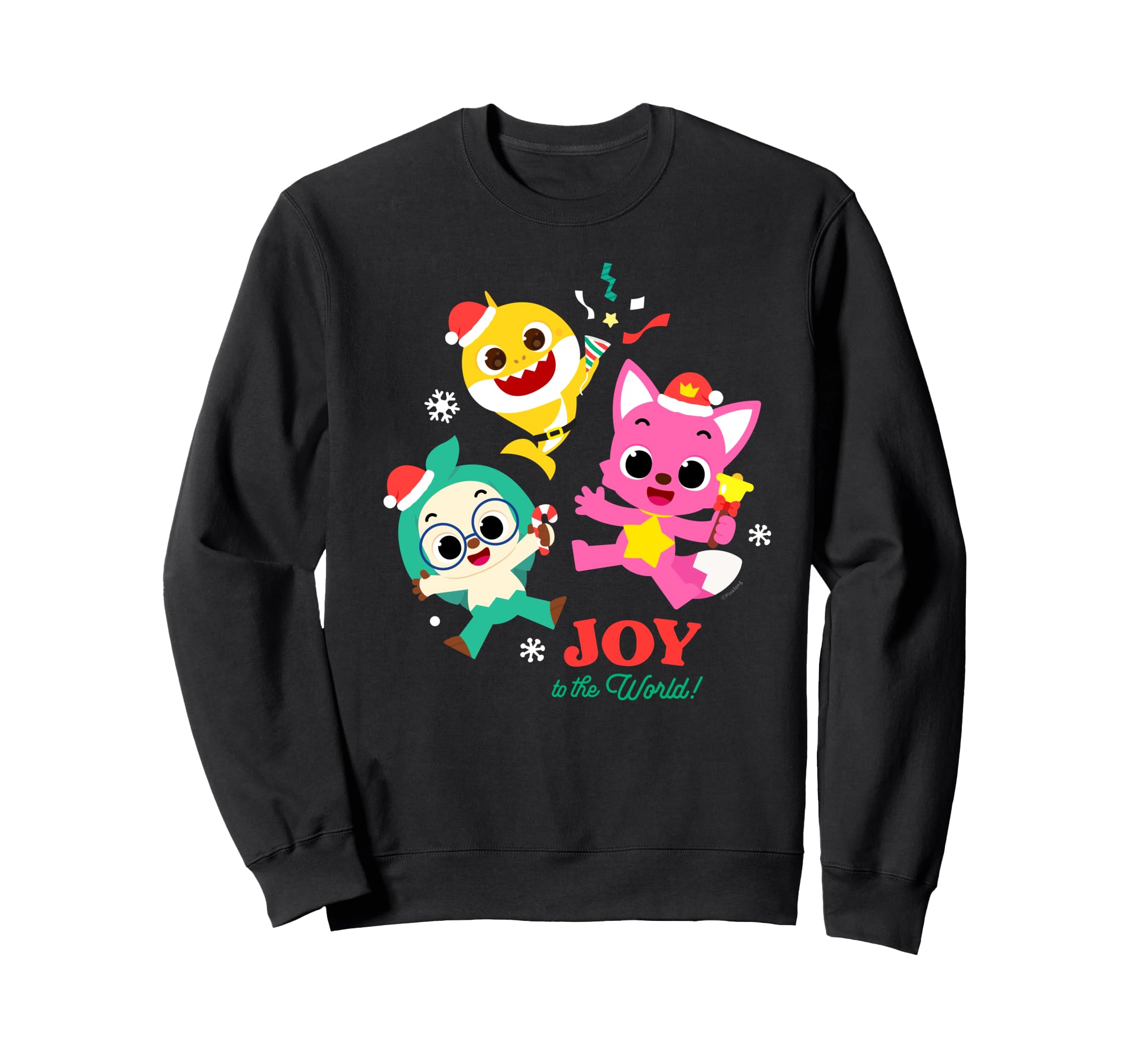 

Pinkfong Baby Shark Hoagie Christmas Holiday Santa Gift Kids Men s Women s Sweatshirt