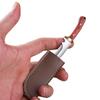Wood Handle Stainless Steel Tiny Mini Knife Portable Pocket Knife Keychian EDC Multitool Fruit Peeler With Leather Cover Gift