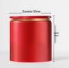 Round Tinplate Tea Can for Longjing & Xinyang Maojian Tea, Three Liang Capacity
