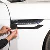 For Jaguar F-TYPE 2013-22 Car Side Vent Fender Air Vent Decorative Sticker Soft Carbon Fiber Fender Protection Accessories 2 Pcs
