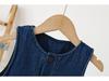 2025 Winter Koreanische Kinder Fleece Denim Latzhose - Stilvoller Jumpsuit für Jungen & Mädchen