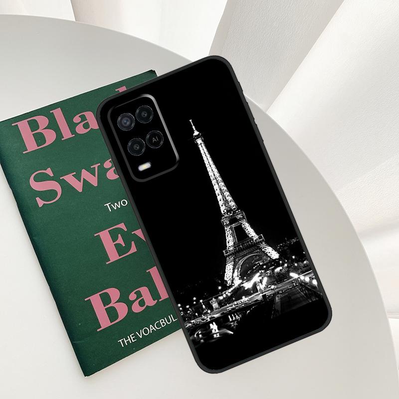 Paris Eiffel Tower For OPPO A54 A74 A94 A17 A57 A15 A16 A76 A96 A18 A38 A58 A78 A98 A40 A60 A80 A5 A6 Pro Case