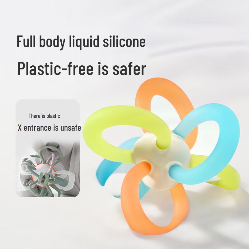 Shixi Manhattan Silicone Baby Teether Ball