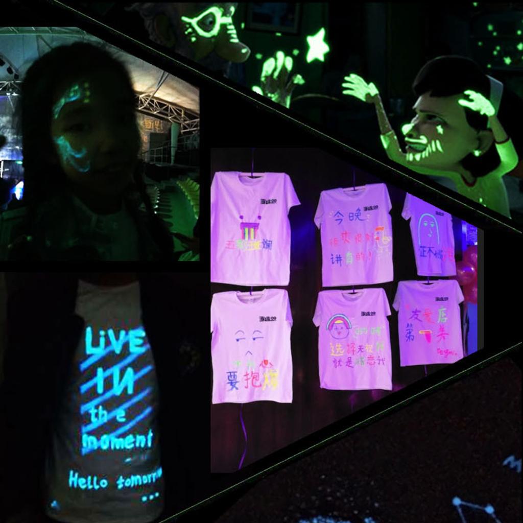 Fluorescent Luminescent Party Cosplay Liquid Body Makeup Club