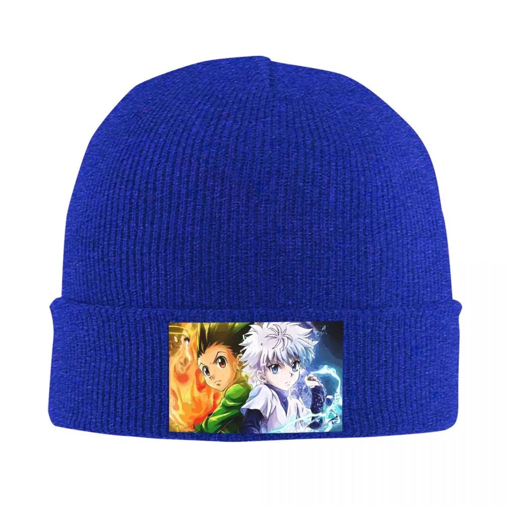 Anime Hunter X Hunter Warm Knitted Cap Winter Knit Bonnet Hat Skullies Beanies Hip Hop Caps for Unisex