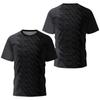 Fashion 3D Gradient Print T Shirt For Men Outdoor Tennis Tracksuits Summer Quick Dry Sports Short Sleeve Casual O-neck Loose Top
