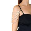 Shiny Body Chain Set – Crystal Party Decoration for Couples, Summer Beach Body Jewelry
