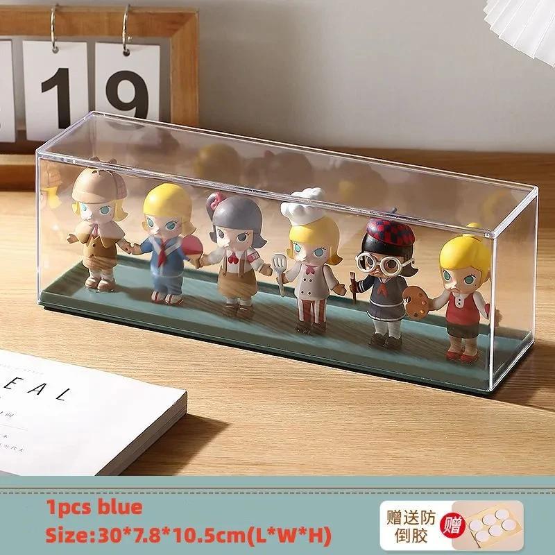 1PC Acrylic Action Figures Storage Box Bind Box Doll Display Rack Stacktable Large Transparent Doll Showing Cabinet