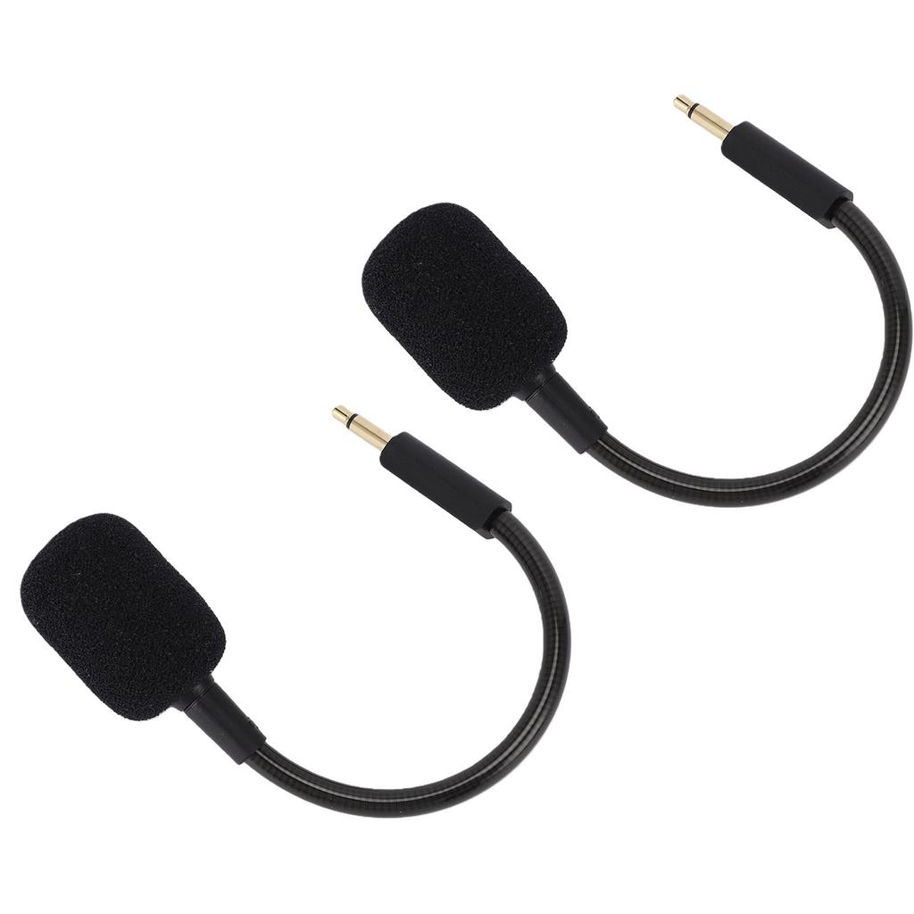 2PCS Mic Replacement for Kraken V3 Wired USB Gaming Headset Noise Cancelling Boom Microphone with 3.5mm Plug