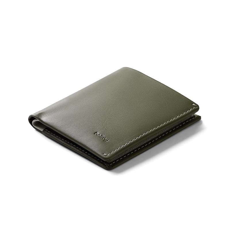 

[Bellroy] Note Sleeve, slim leather wallet, RFID selectable (with up to 11 cards) - Willow