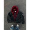 Men's Retro Red Fur Collar PU Leather Cotton Jacket - Heavyweight, Plus Velvet, Thickened, Warm